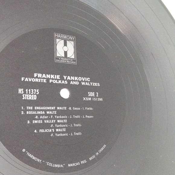 Frankie Yankovic – Favorite Polkas & Waltzes (Stereo HS 11375) – Vintage Vinyl - Picture 5 of 5
